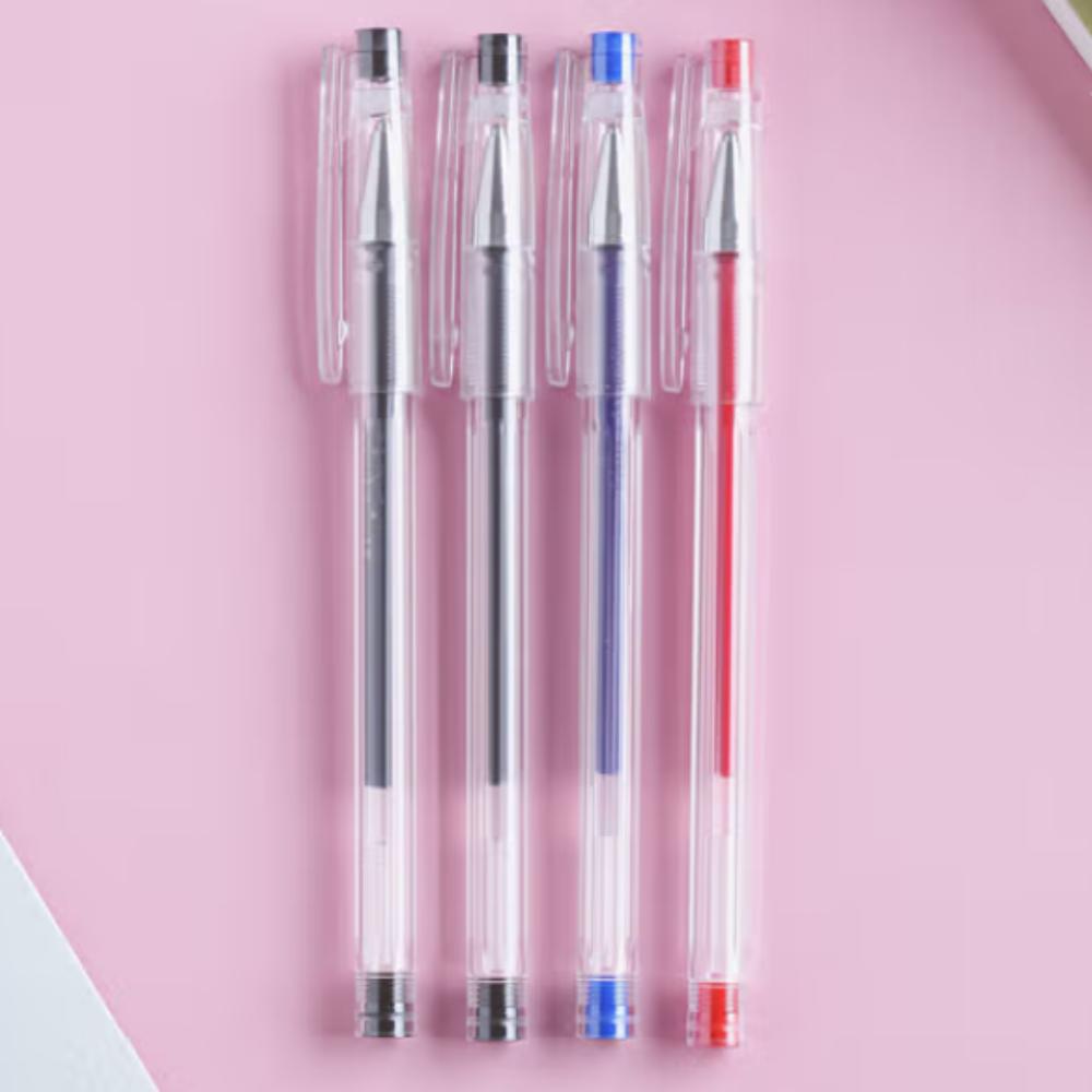 

Набор из 4 гелевых ручек с колпачком, 3-цветных, 0,28 мм