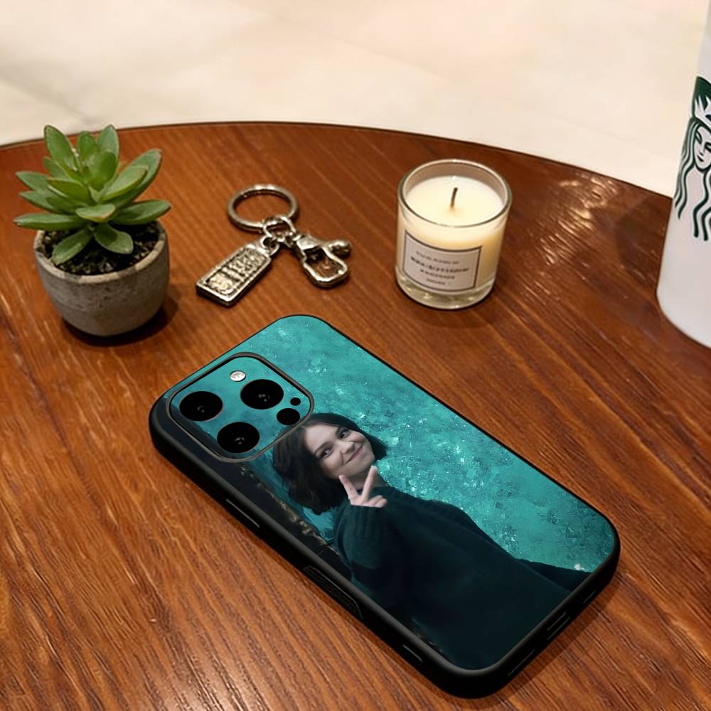 

E-Myers Phone Case For iPhone 17,16,15,14,13,12,11 Plus,Pro Max,XS,Soft Silicone Black Cover iPhone16Se4