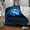 1pc Blanket - NAPOLI LOGO Print Design,Lightweight Blanket for Sofa,Bed- Soft &Warm,Gift for All Seasons