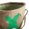 Easter Basket Children's Treats Bag Reusable Jute Tote with Handle Suitable for Egg Hunts