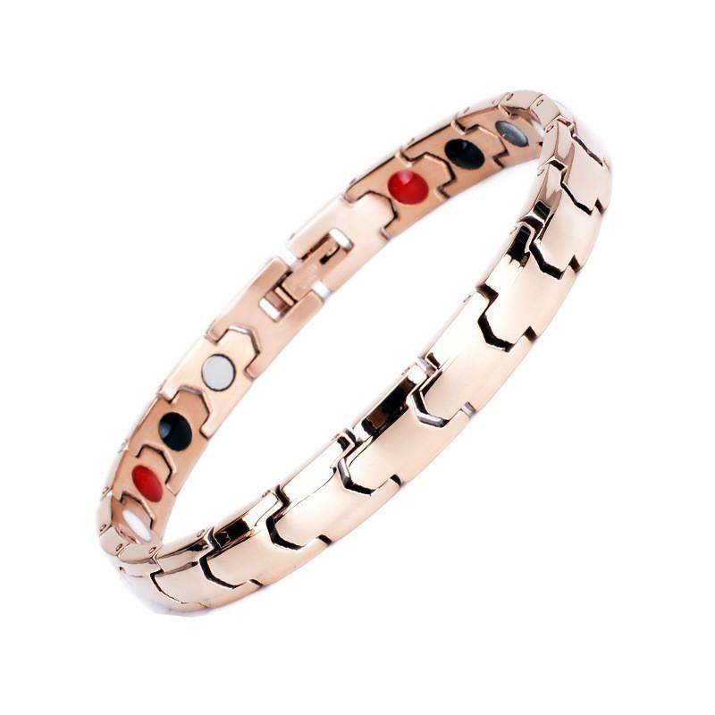 Minimalist 18K Gold Vacuum Plated Adjustable Stainless Steel Bracelet With Geometric Spike Design Women
