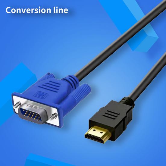1,5m HDMI-kompatibilní na VGA Kabel Proti rušení Vysoká čistota HDMI-kompatibilní Samec na VGA Samec Převodník pro Stolní počítač