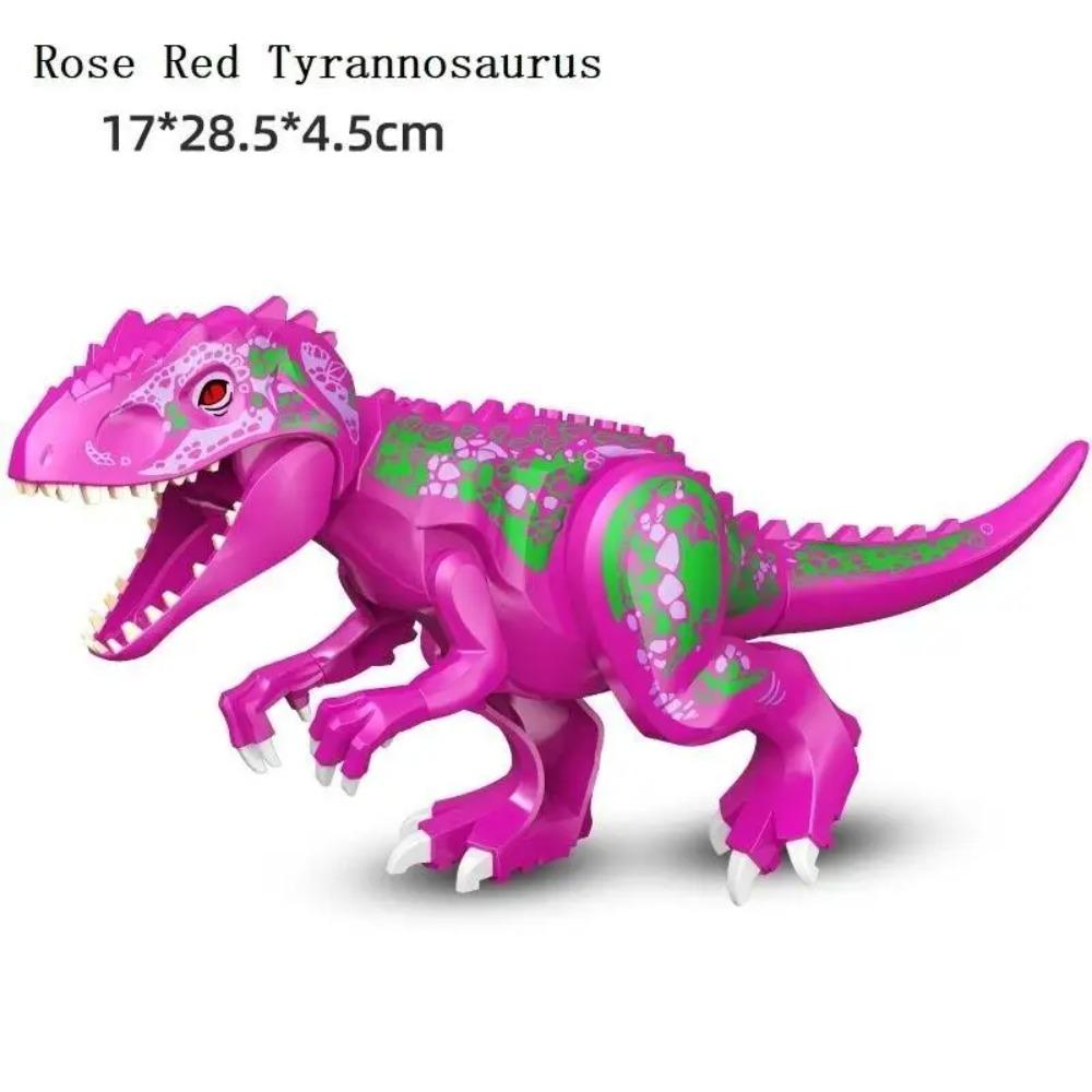 Jurassic World Brutální Raptor Stavebnice Dinosauří Kostky Tyrannosaurus Indominus I-Rex Skládací Hračka Pro Děti Dárky