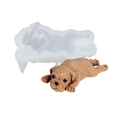 Animal Dog Silicone Fondant Molds Heat Resistant Fondant Silicone Mould for Candle Soap Fondant Chocolate Dessert Baking