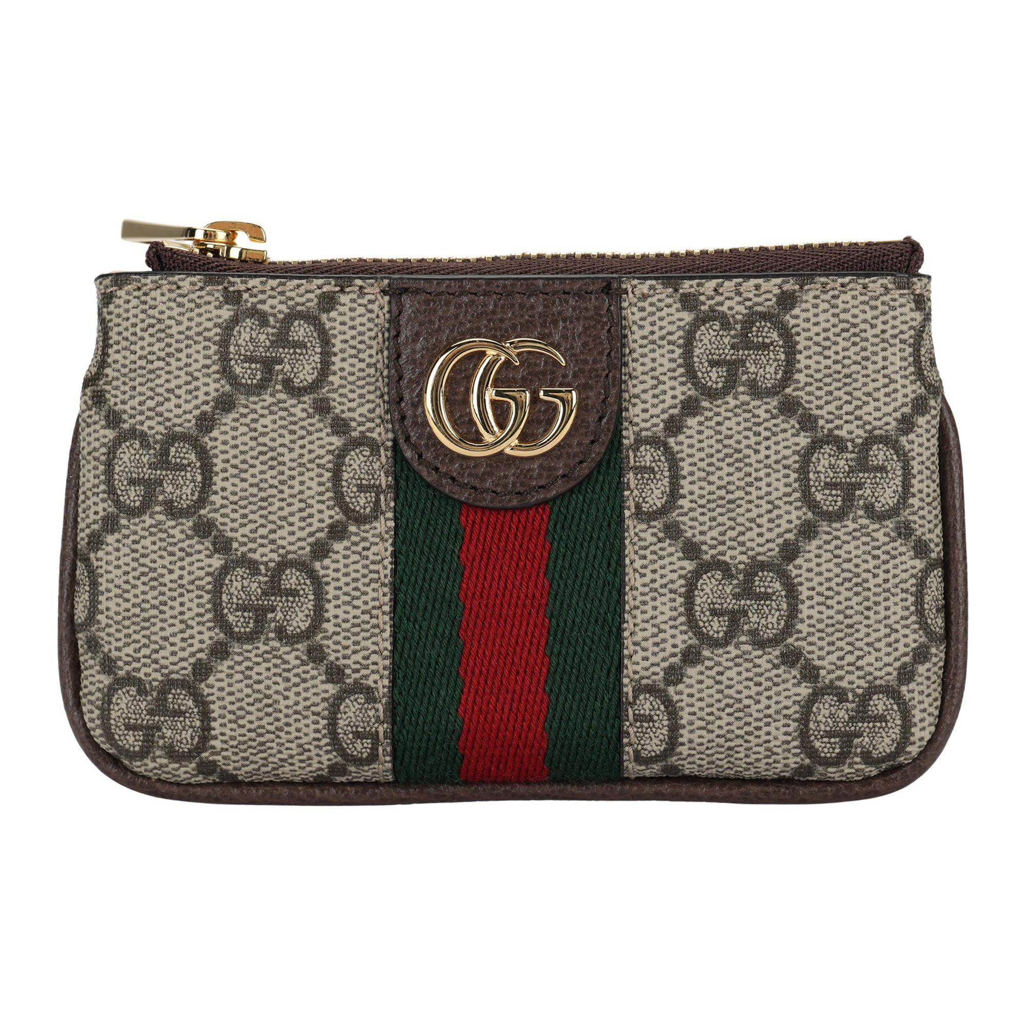 GUCCI Ophidia Canvas With Leather Trim