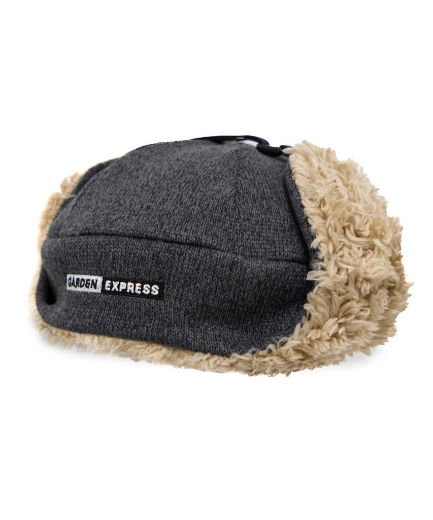 GARDEN EXPRESS Soft-Fur Earmuff Beanie (Gray)