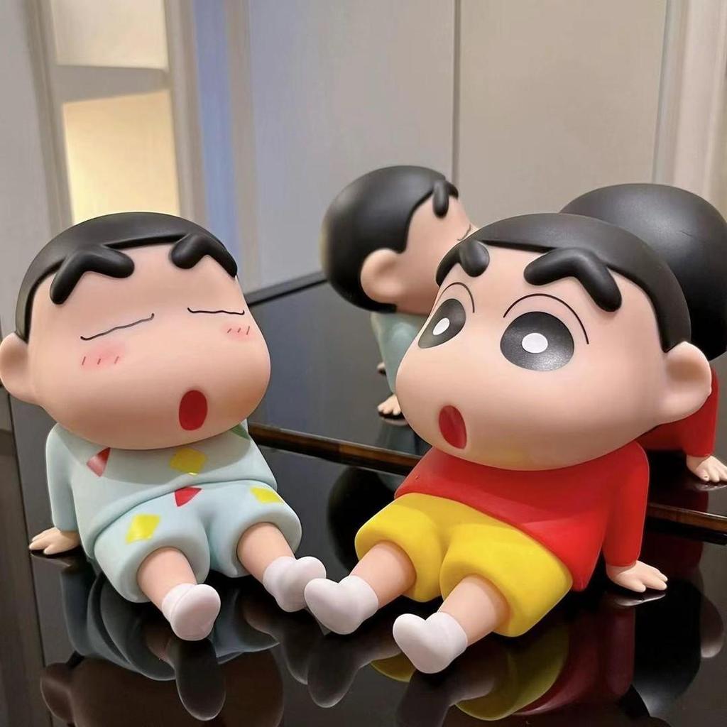 Trendy Shin-chan Anime Car Ornament & Phone Holder Toy Figure