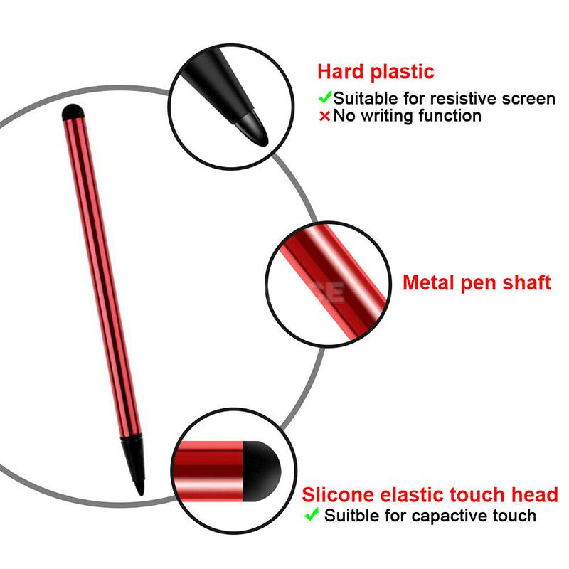 2Pcs Capacitive Pen Touch Screen Stylus Pencil for iPhone iPad Tablet Universal