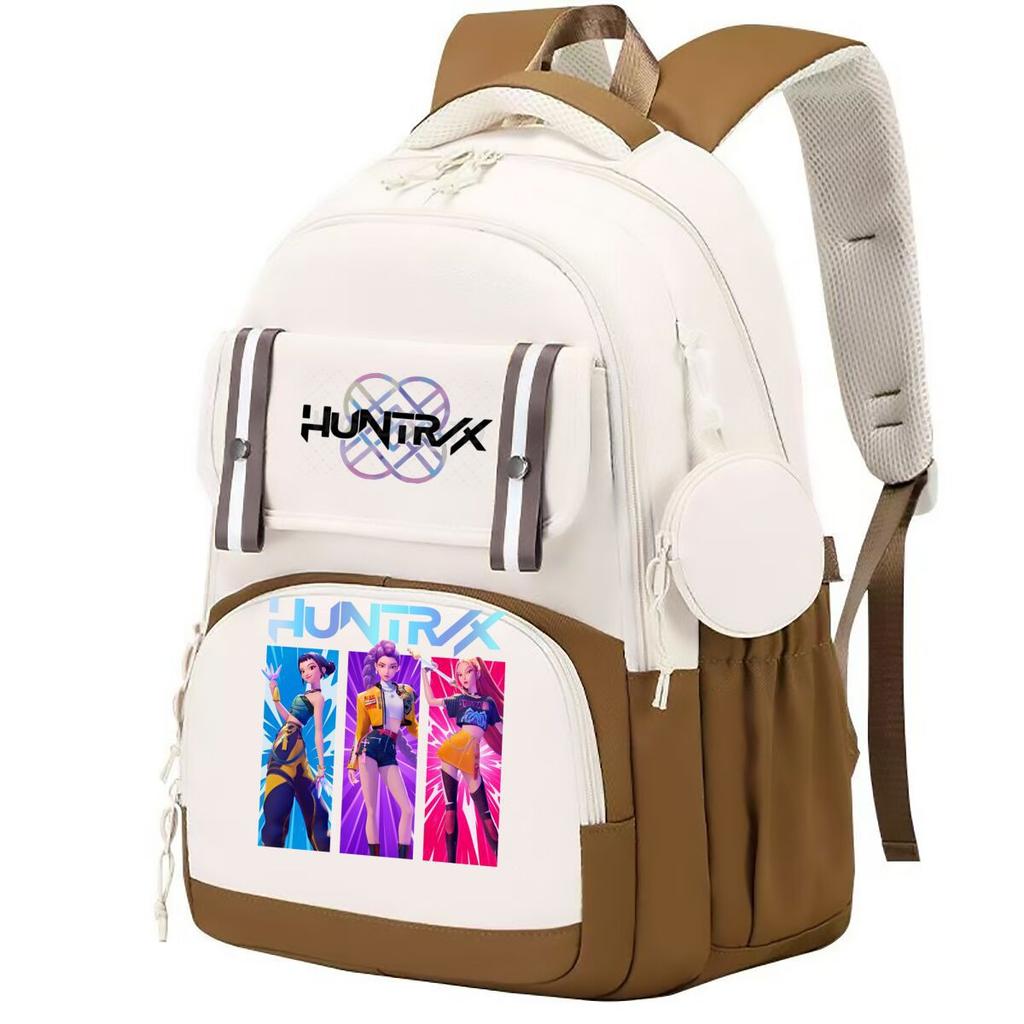 Animation Cartoon Printed Backpack Macaron Color Burden Reduction Ridge Protection Primary And Secondary School School Bag