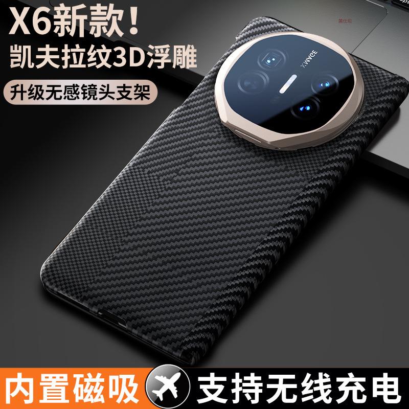 Applicable to Huawei MateX6 mobile phone case lens holder x5 collector's edition smart window x3 magnetic anti-drop leather case
