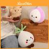 Cute Vegetable Plush Doll With Soft Short Pile For Childrens Play And Collection