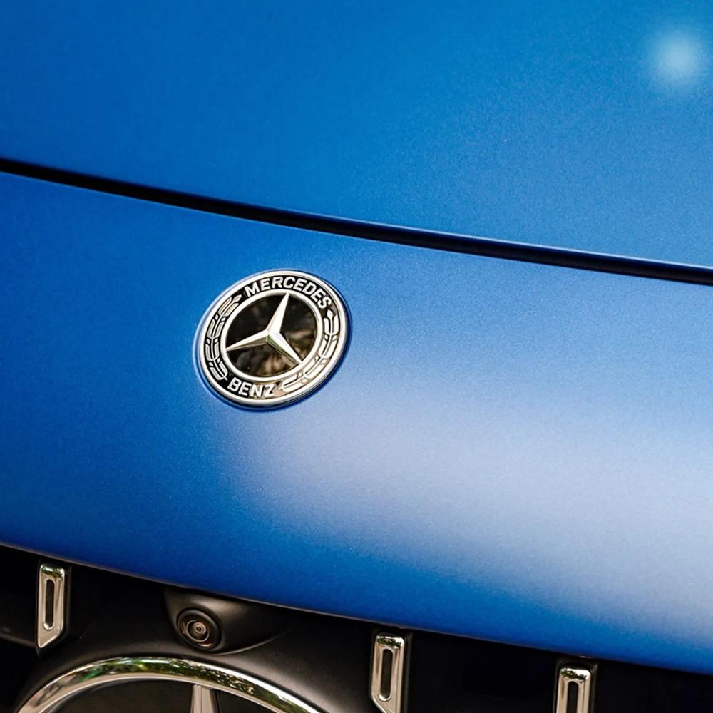 For Mercedes Benz AMG 1pc 57mm Car Logo Front Hood Badge Emblem Bonnet W212 W213 W205 W177 W247 W176 CLS CLA CLK CLG GLS MNOPQ1