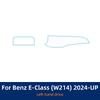 TPU Protective Interior Film for Mercedes Benz MB W214 E-Class 2024 Car Center Console Transparent Anti-scratch Repair Styling