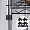 32 Paia di Clip Antistatiche per Scaffali Metallici, Connettori di Blocco di Ricambio in Plastica Robusta, Raccordi per Scaffali Metallici da 19 mm