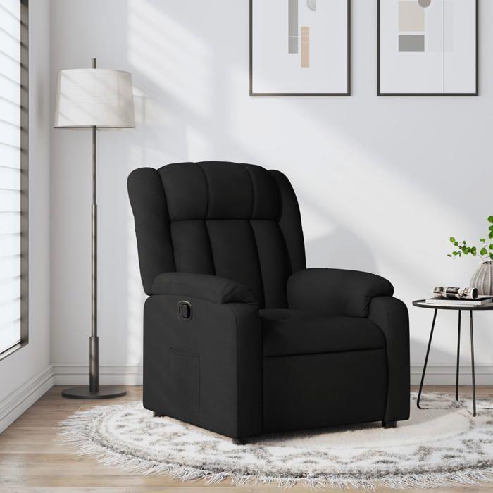 VidaXL Fauteuil Inclinable, Chaise avec Repose-pieds, Siège avec Dossier et Accoudoirs, Meuble de Salle de Séjour, Moderne, 373576