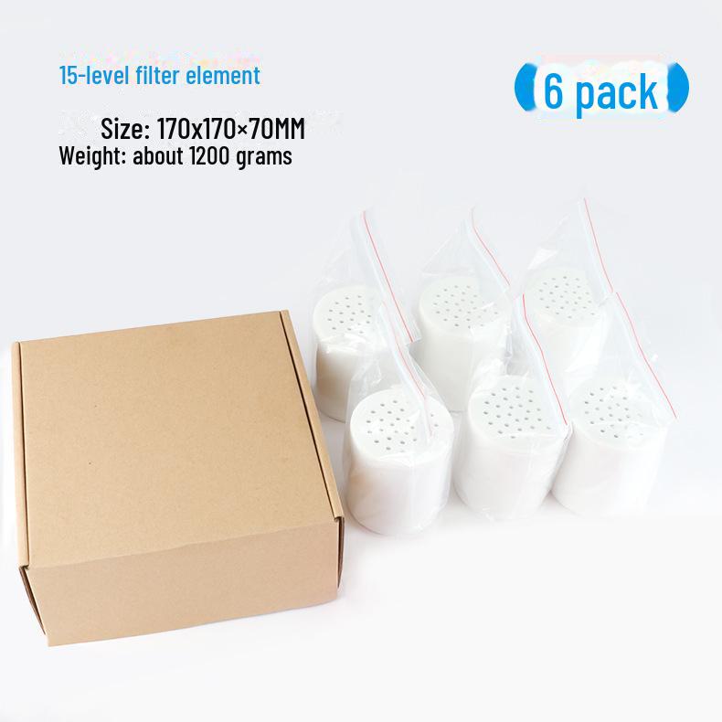 15vrstvý sprchový filtr pro čištění vody v domácnosti a odstraňování chlóru