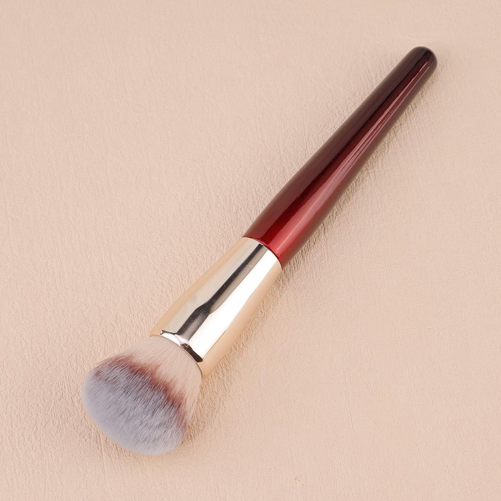New single round head foundation brush, smudge brush, blush brush, loose powder brush, setting brush, high-gloss brush, multi-functional beauty tool