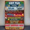 Tin Sign Art Metal Wall Decor 20x30cm Retro Vintage Painting