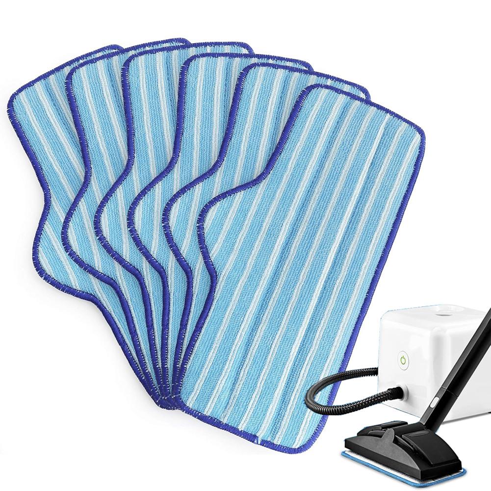 6pcs Premium Microfiber Pads For DUPRAY Neat Steam Cleaner Home Cleaning Tools Replacement Reusable Washable Microfiber Pads