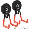 2/4 Counts Magnetic Hooks for Garage and Garden, Durable Magnetic Storage Hooks for Tools and Hoses, Indoor and Outdoor Use, Hook Storage Rack
