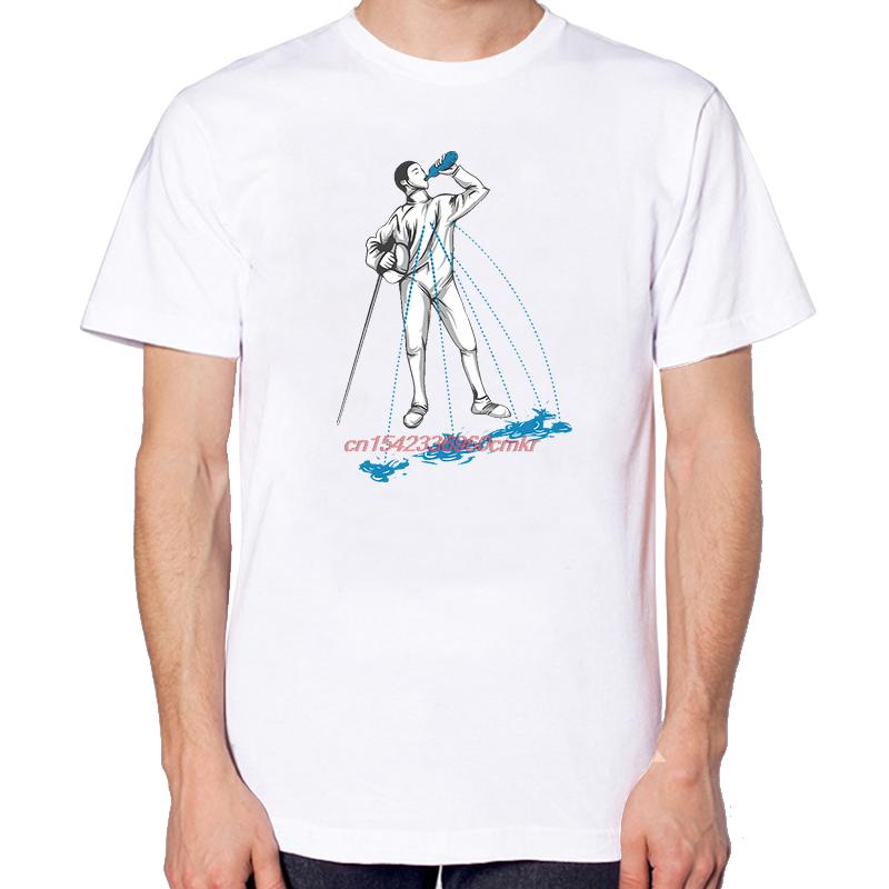 Fencing Post Workout Funny Shirts Graphic Tee Fashion For Unisex New Shirts And Tshirts Cotton Short Sleeve Tee Printed Tshirt