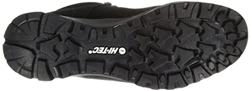 HI-TEC HKU13 AORAKI CLASSIC WP Hiking Shoes, Breathable and Waterproof, Ideal for Mountaineering and Outdoor Activities, Black/Black, Size 26.5 Cm, 2E