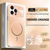 Luxury Colorful Magnetic Large Window Cell Phone Case For iPhone 13 14 15 16 17 Pro Max Air Lens Protect Wireless Charging Cover
