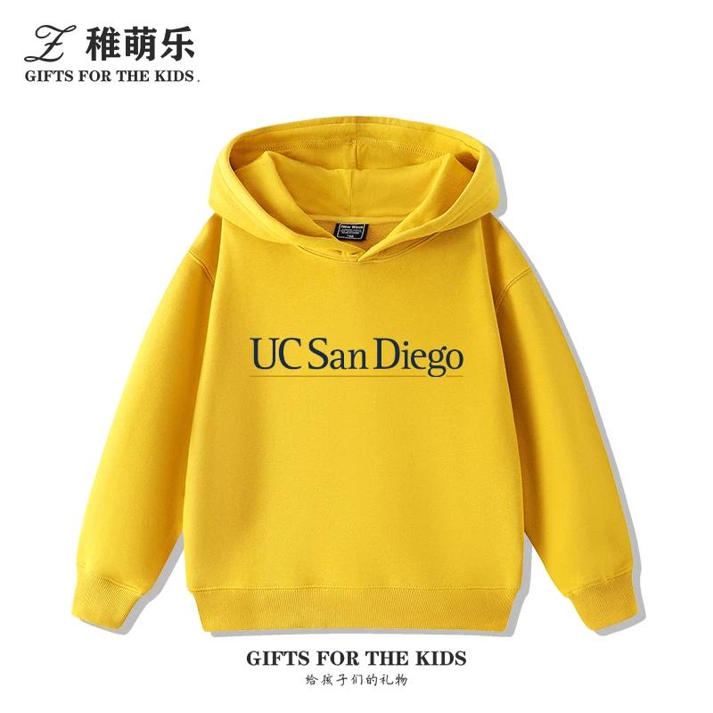 Fun UCSD (University of California, San Diego) Print Kids' Hoodie – Cute, Versatile Fall/Winter Pullover for Boys and Girls