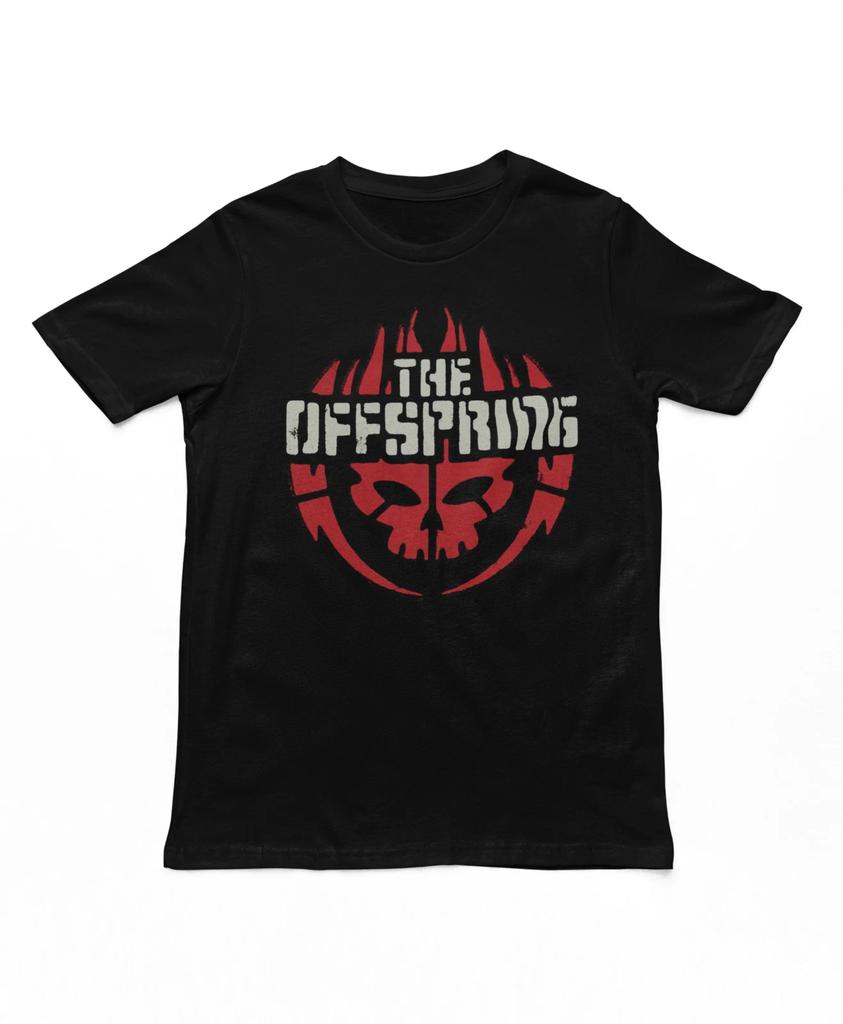 The Offspring Skull Logo Mens T Shirt Rock And Roll Music Classic Tee New Black