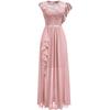 European & American Hot-Selling Lace Evening Dress, High Waist Long Skirt