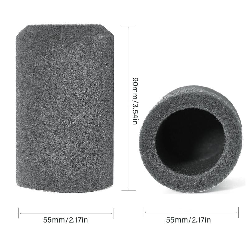 Professional Windproof Filters Sponges Cover for Wireless Mics Microphones Clear Voice Capture