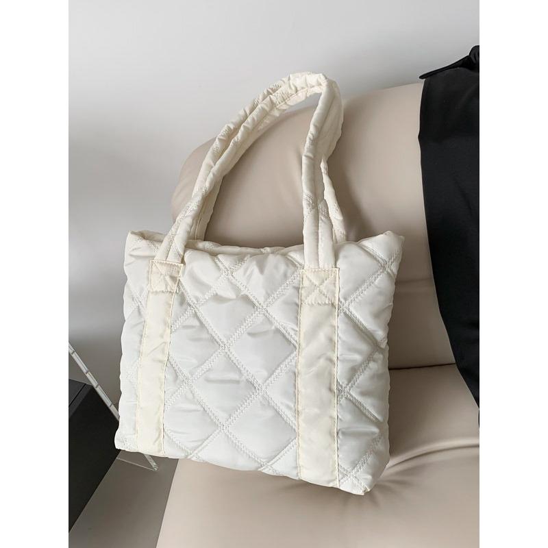 

Весенняя новая сумка-тоут для занятий для студентов колледжа, женская, большой вместимости, повседневная, универсальная, легкая, для поездок на работу белый