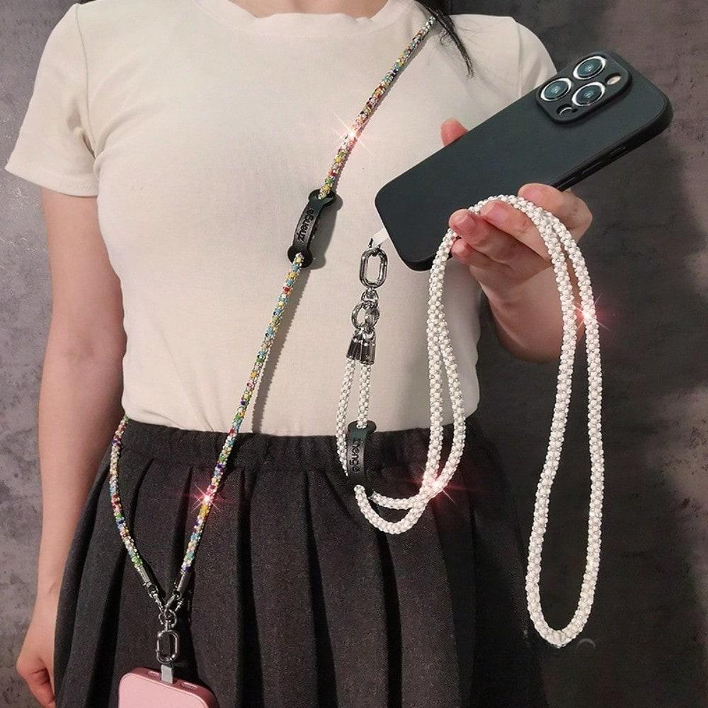 Crossbody Mobile Phone Lanyard Women's Outdoor Long Travel Mobile Phone Chain Bag Lanyard