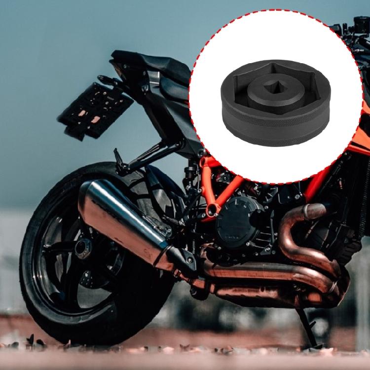 Universal 60mm Motorcycle Rear Wheel Axles Nut Socket Tool 0.5 Inch Drive For 2014 2022 Models