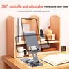 Adjustable Aluminum Phone Holder: Rotating, Folding, Height-Adjustable Desk Stand