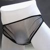Men See Through Underwear Sexy Sheer Mesh Underpants Briefs Panties Thong T-back