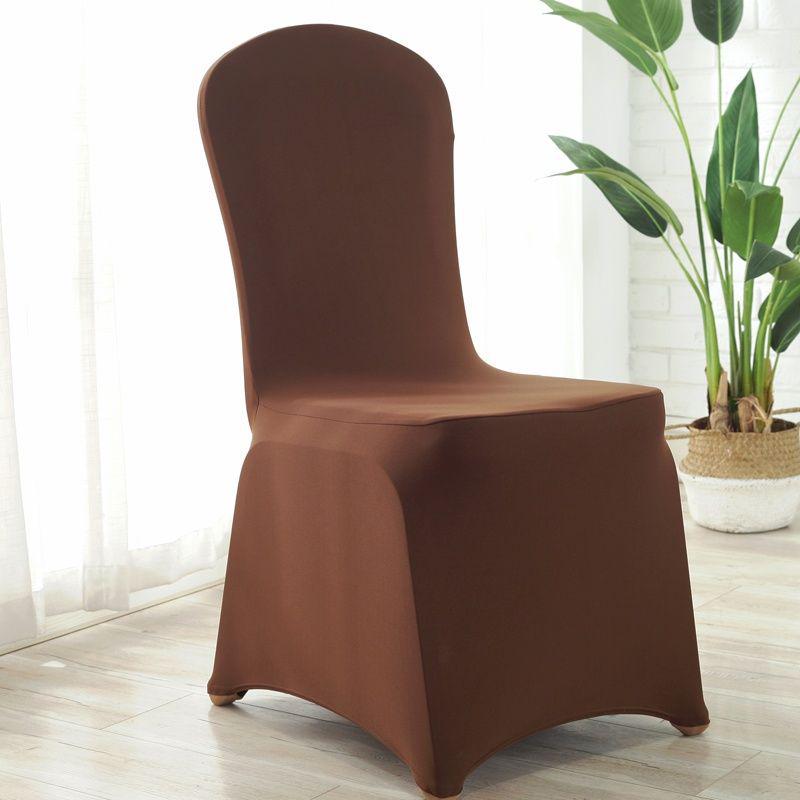 Universal Stretch Chair Cover - Solid Color, Thickened for Hotel, Restaurant, Wedding, Banquet