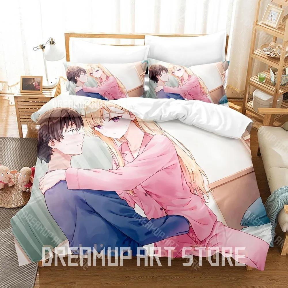 3D Print Days with My Stepsister Bedding Set Single Twin Full Queen King Size Bed Set Bedroom Duvetcover Sets Anime Bed Sheet