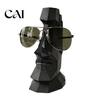 Detailed Craft Sculpture Hand Carved Eyeglass Holder, 3D Printed Nose Shaped Stand, Unique Bedroom Shelf Ornament Decorative Display Rack, for