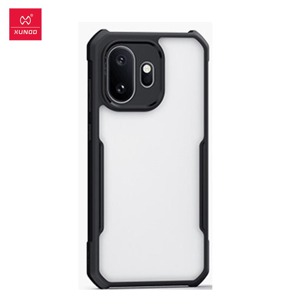 Xundd for OnePlus 15T 1+ Case [Shockproof Airbag Tech], Acrylic & TPU Back Transparent Cover Anti-Fingerprint & Non-Yellowing