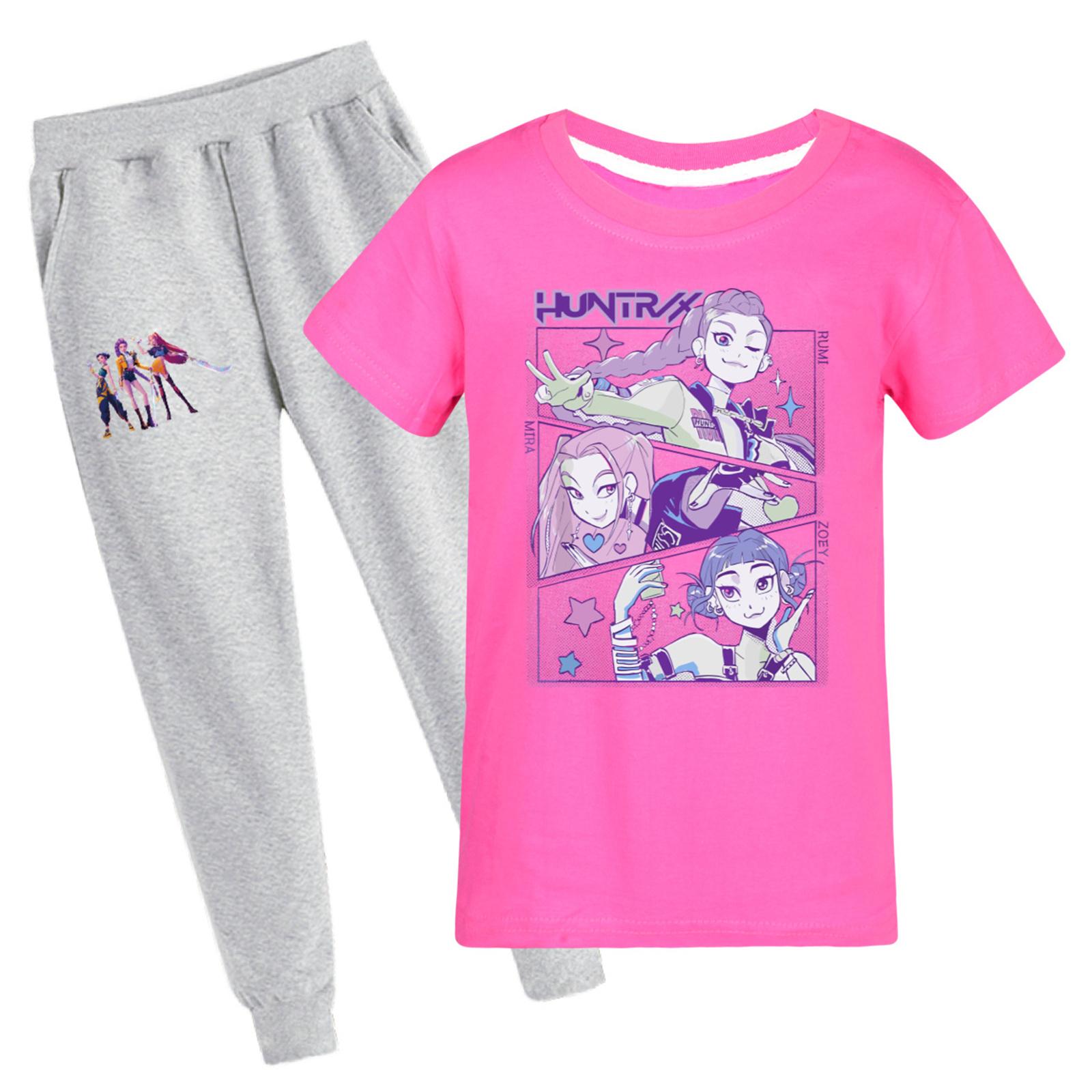 

Детская летняя спортивная футболка и брюки, комплект спортивной одежды из двух предметов, одежда с принтом с короткими рукавами, костюм 170