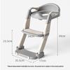 Children's Potty Ladder with Handrails and Folding Frame