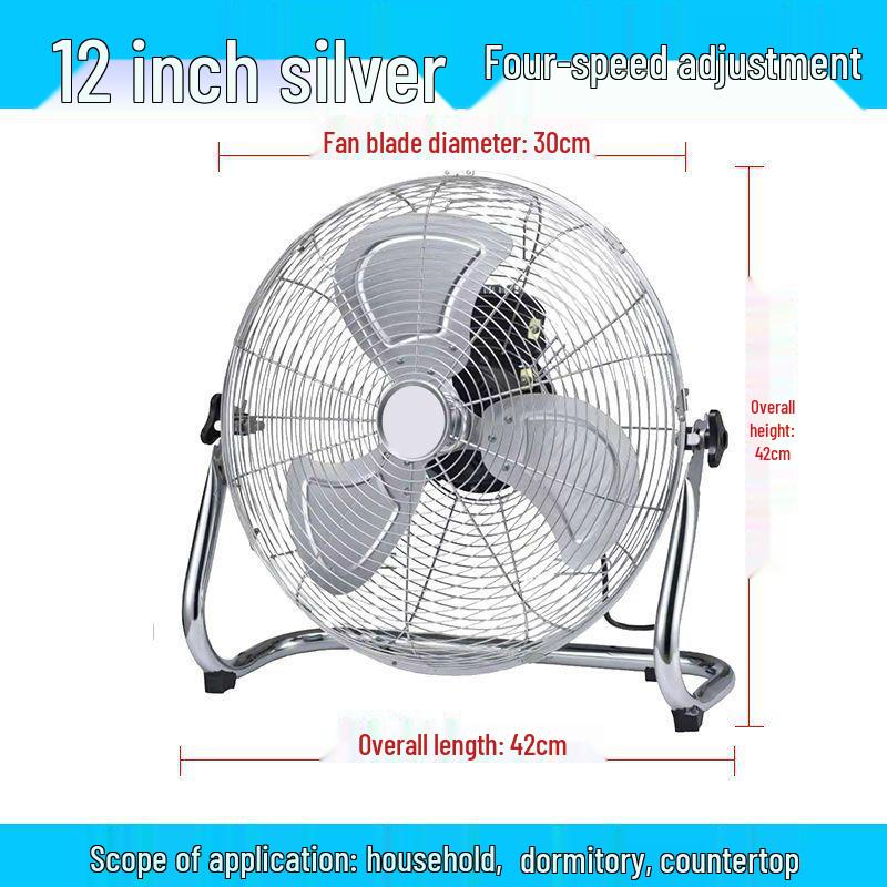 High-Power Multi-Use Fan: Powerful Table, Floor, and Desktop Fan for Home and Industrial Use