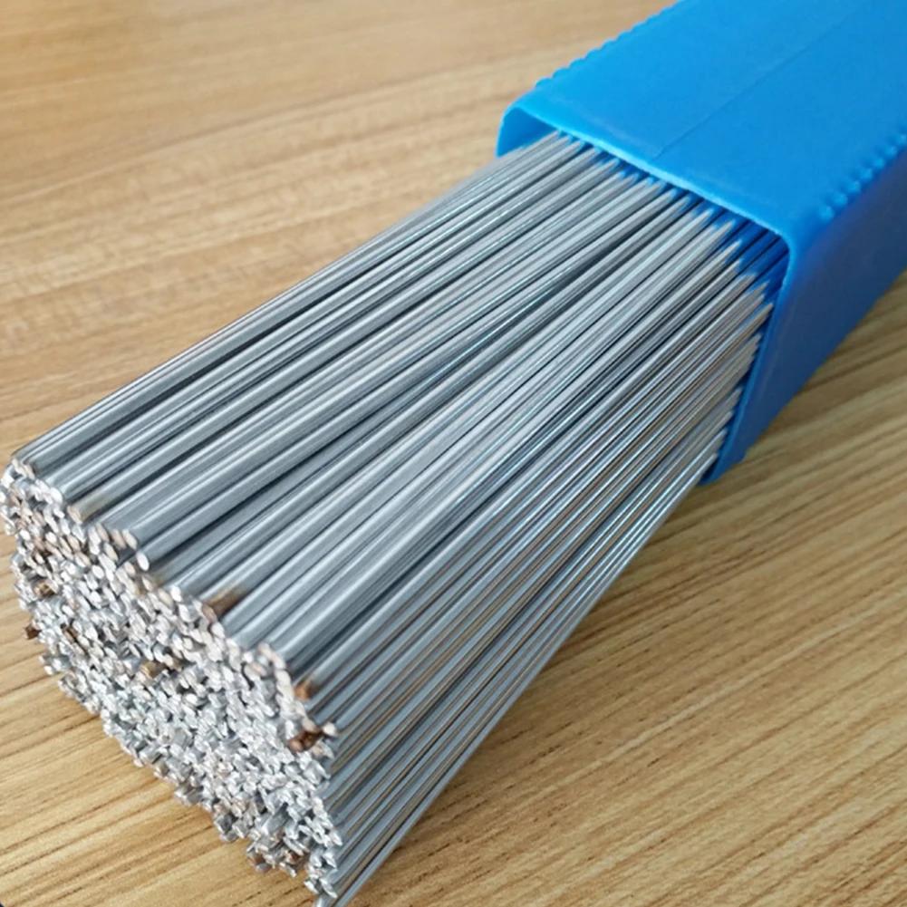 10 Stück Niedertemperatur-Schmelz-Aluminium-Schweißstäbe Schweißstäbe Gefüllter Draht 2mm Stab Lot zum Löten von Aluminium Ohne Lötpulver