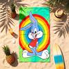 Looney Tunes (5) Téma Ručník na pláž Odolný vůči písku Měkký a pohodlný Vhodný k bazénu Kempování Jóga a Potápění Cestovní