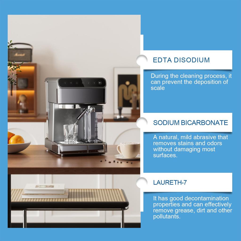 20pcs Multi-purpose descaling effervescent tablets Limescale cleaning effervescent tablets electric kettle limescale clean descaling tablets