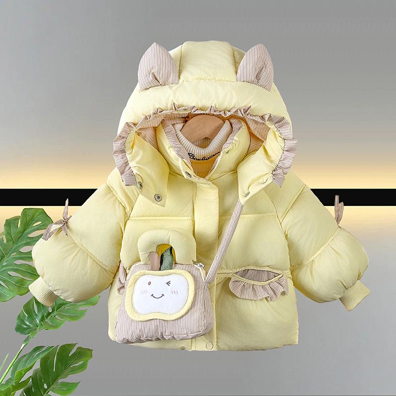 Manteau d'hiver élégant en polaire pour filles: Veste épaisse matelassée en coton pour enfants 2025