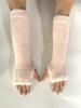 Botvotee Fall Winter Women Arm Warmers Mink-Like Velvet Fingerless Gloves Y2K Wrist Warmers
