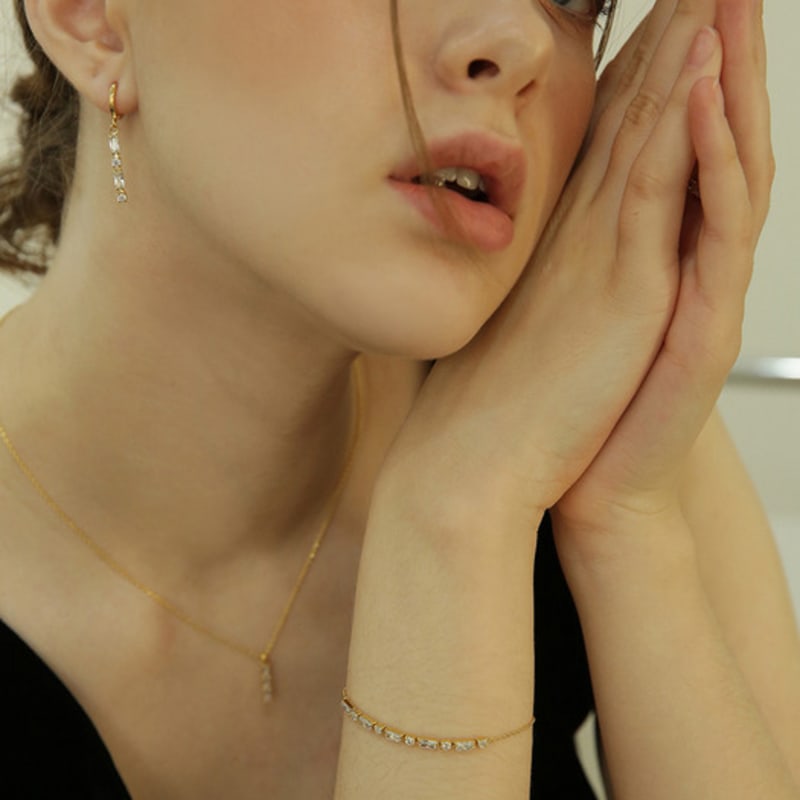 Shertz Combo Cubic Layered Bracelet (14k) SHBR0007