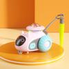 Smart Electric Car Cat Toy Automatic Moving Interactive Toy Color Light Swing Feather Long Battery Life for Indoor Cats